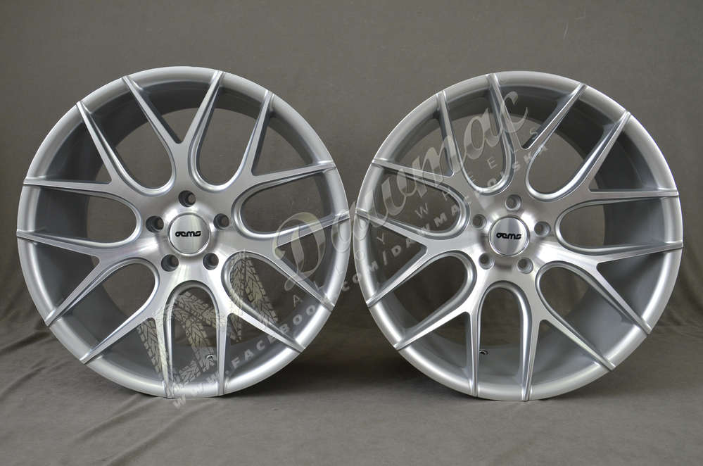 OEMS IFG6 20" 8,5J (ET38) + 10J (ET40) 5x112 Machine Silver