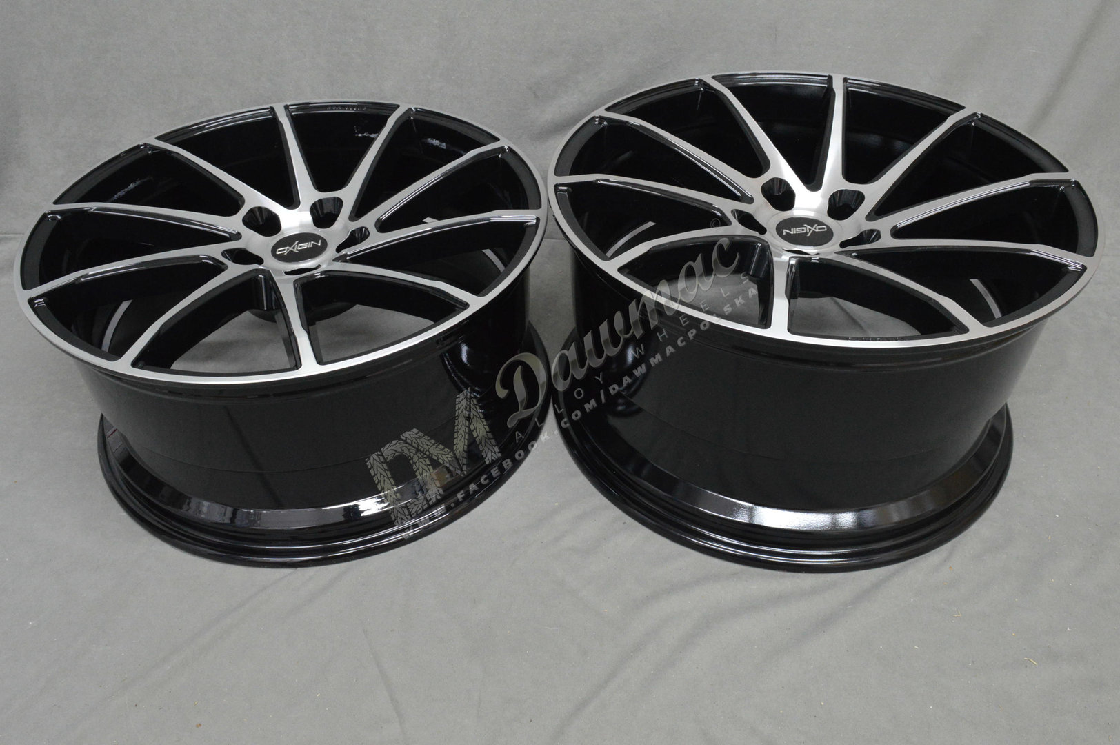 OXIGIN 20 ATTRACTION 20'' 9J ET30 + 10,5J ET50 5x114,3 Black Full Polish - obrazek 6