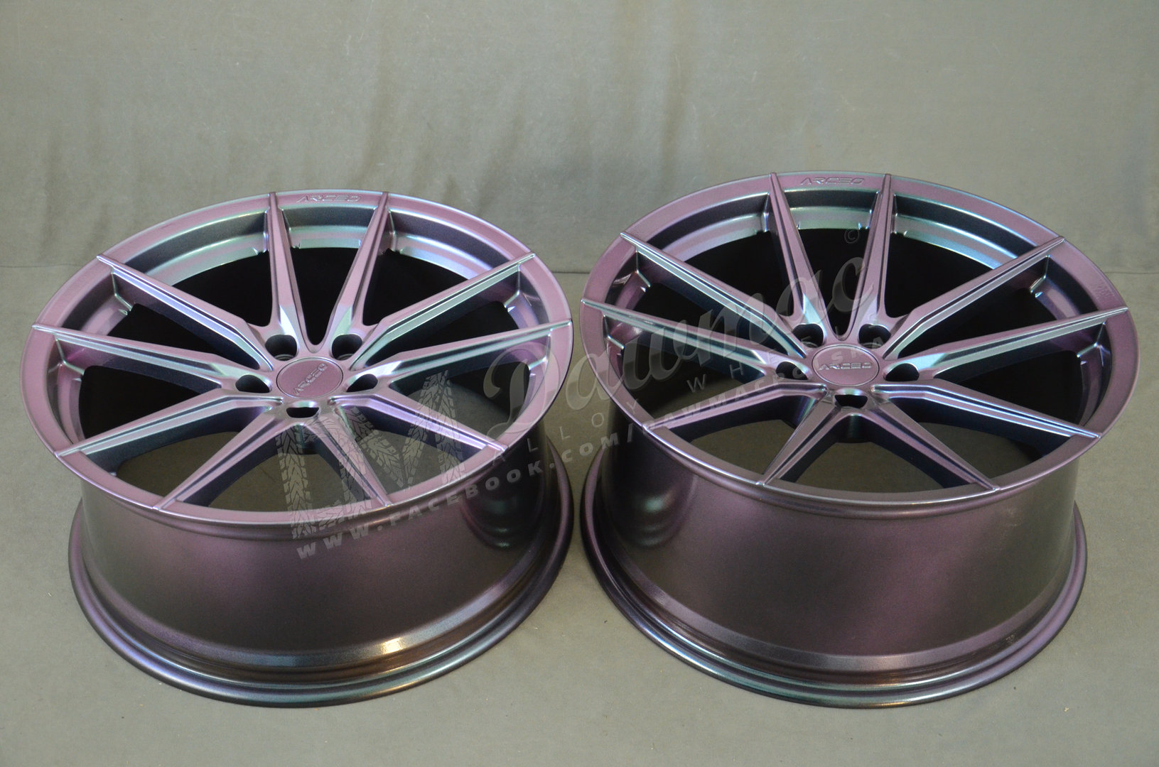 Outlet: Arceo Monaco 19" 8,5J ET33 + 9,5J ET40 5x112 Midnight Purple - obrazek 6