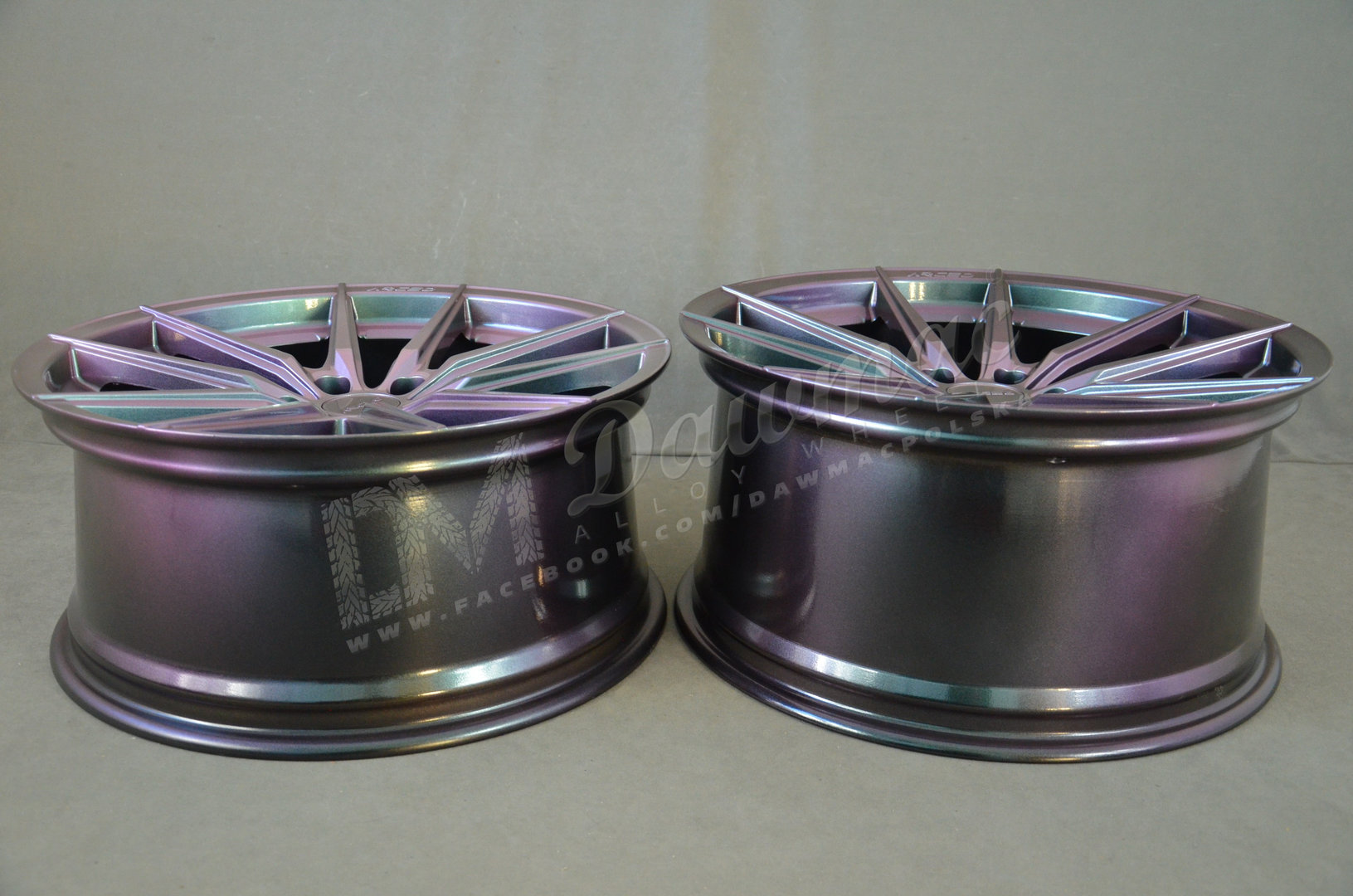 Outlet: Arceo Monaco 19" 8,5J ET33 + 9,5J ET40 5x112 Midnight Purple - obrazek 7