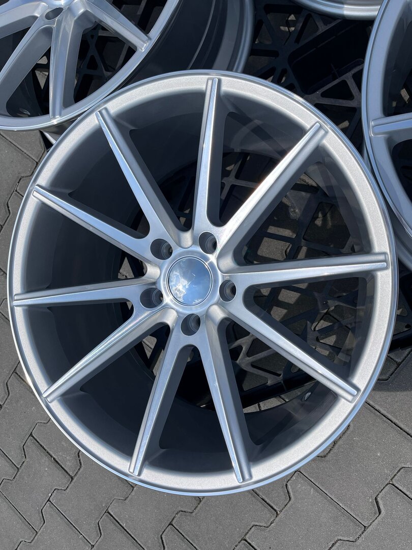 Outlet: CONCEPT V44 19'' 8,5J ET35 + 9,5J ET33 5x120 Machine Silver - obrazek 8