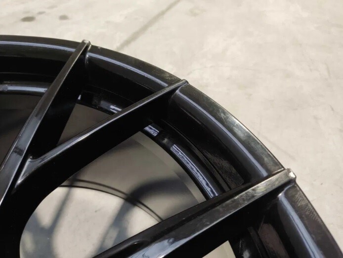 Outlet: Japan Racing JR42 20" 9J ET20 + 10J ET30 5x120 Gloss Black - obrazek 6