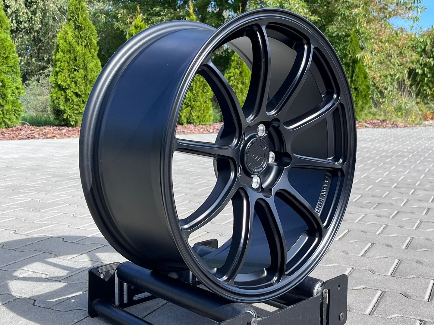 Outlet: Japan Racing SL04 18" 8J ET35 5x100 Matt Black - obrazek 3