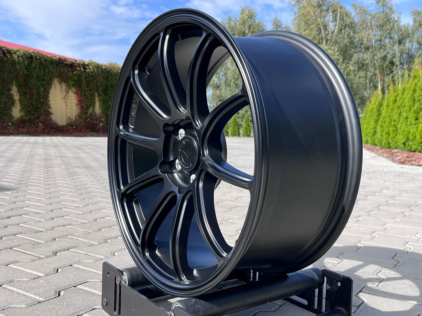 Outlet: Japan Racing SL04 18" 8J ET35 5x100 Matt Black - obrazek 4