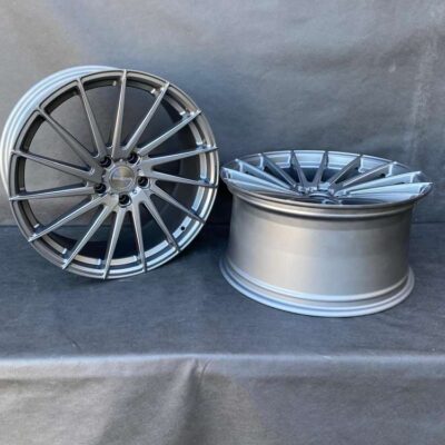 RIVIERA A07F1 20" 8,5J ET35 + 10J ET38 5x120 Satin Gunmetal