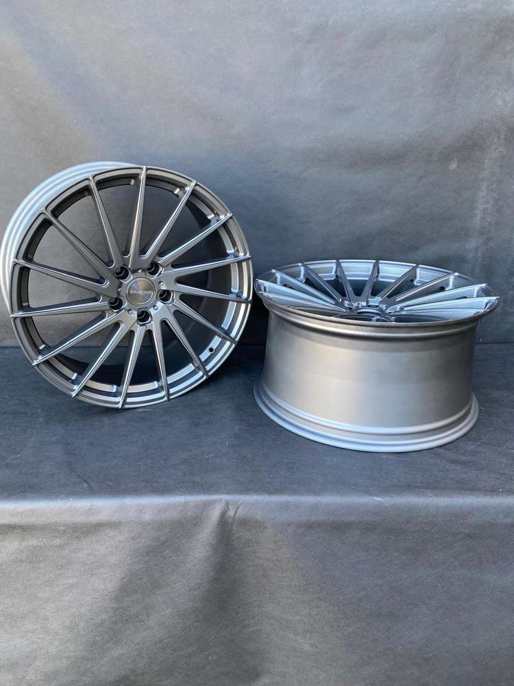 RIVIERA A07F1 20" 8,5J ET35 + 10J ET38 5x120 Satin Gunmetal