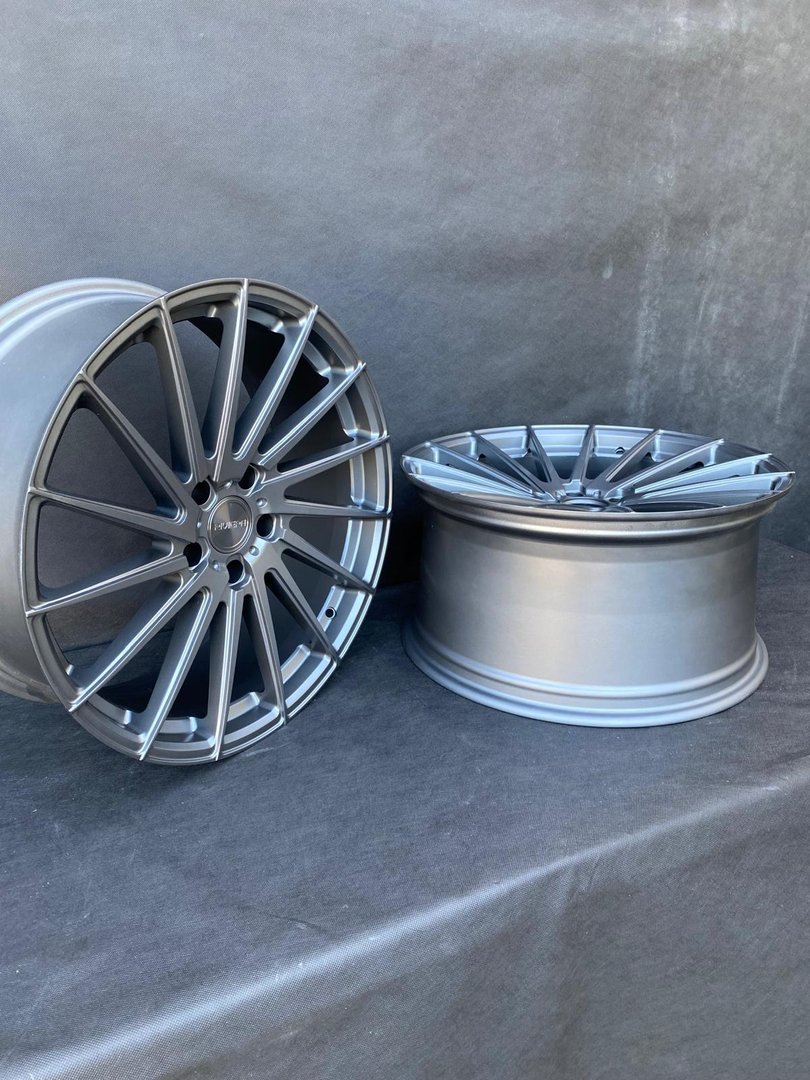 RIVIERA A07F1 20" 8,5J ET35 + 10J ET38 5x120 Satin Gunmetal - obrazek 3