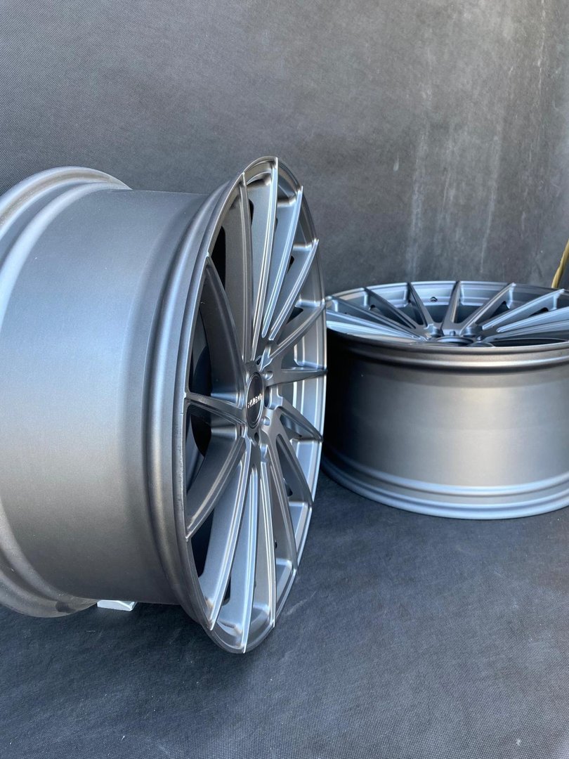 RIVIERA A07F1 20" 8,5J ET35 + 10J ET38 5x120 Satin Gunmetal - obrazek 4