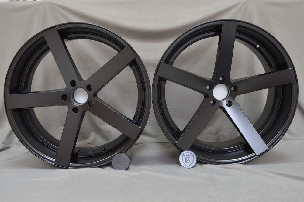 ROHANA RC22 22" 9J ET35 + 11J ET45 5x114,3 Matte Black