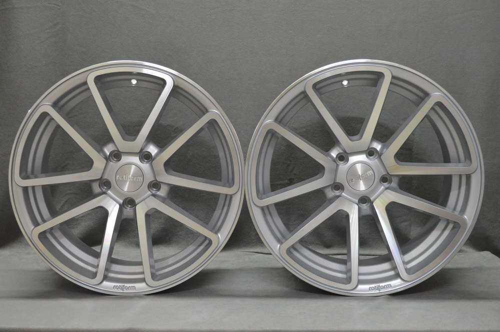 ROTIFORM SPF 18" 8,5J ET45 + 9,5J ET35 5x112 Silver Machine
