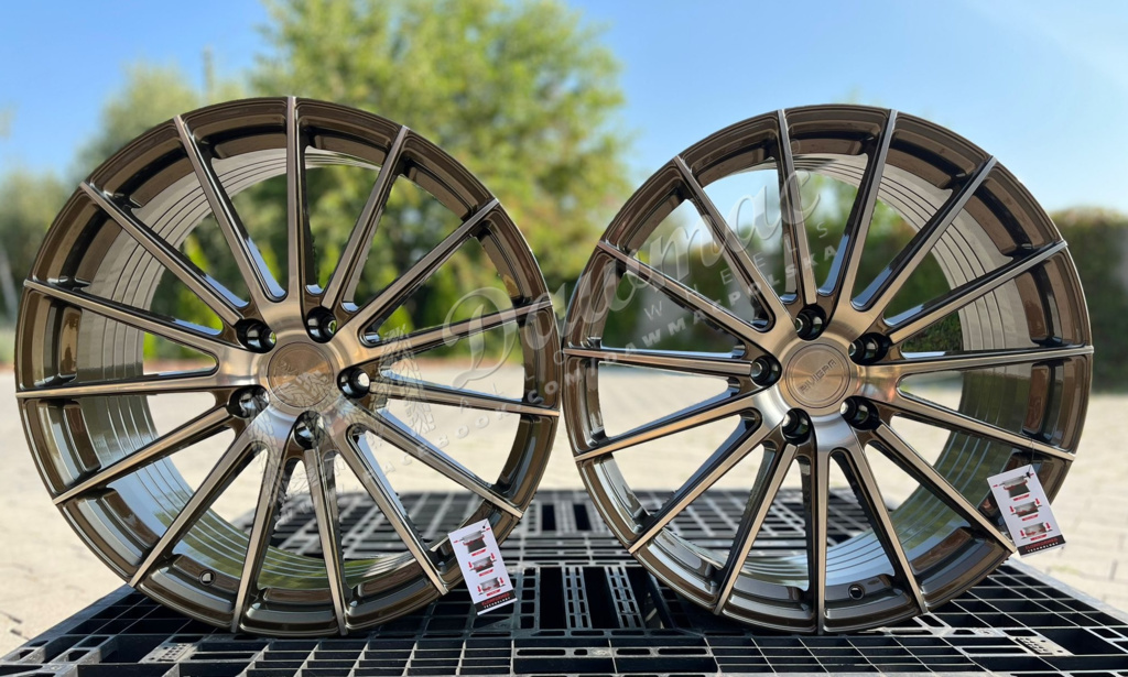 Riviera RF105 20" 8,5J ET25 + 8,5J ET35 5x112 Full Bronze Polished - obrazek 2