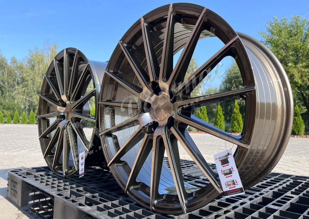 Riviera RF105 20" 8,5J ET25 + 8,5J ET35 5x112 Full Bronze Polished - obrazek 4