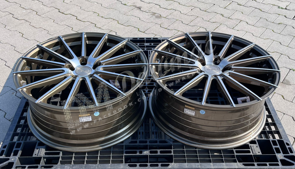 Riviera RF105 20" 8,5J ET25 + 8,5J ET35 5x112 Full Bronze Polished - obrazek 6