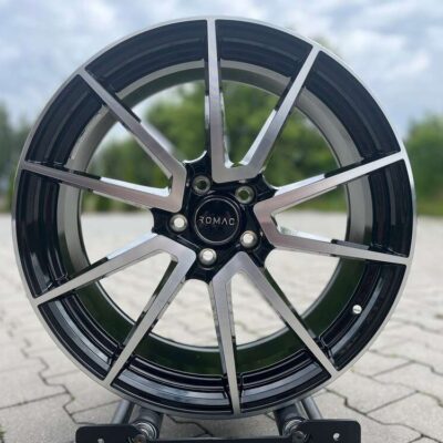 Romac Air 19" 8,5J ET45 5x108 Gloss Black with Polished Face
