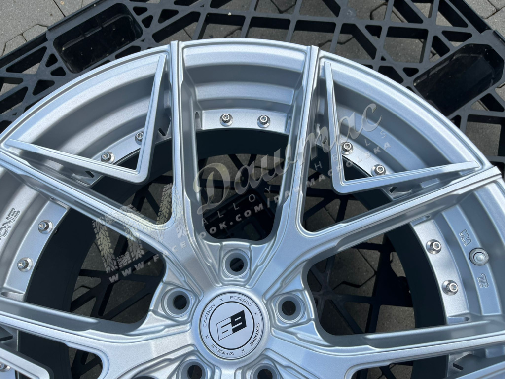 SIXNINE WHEELS FF-ONE 20" 8,5J ET45 + 10J ET45 5x112 Hyper Silver - obrazek 9