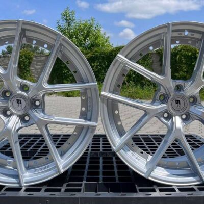 SIXNINE WHEELS FF-ONE 20" 9J ET42 + 10J ET40 5x120 Hyper Silver
