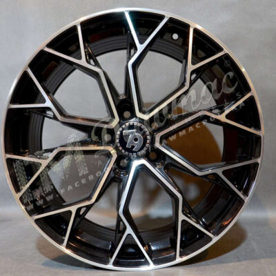 Seventy9 SCF-H 19" 8,5J ET30 5x120 Black Front Polished