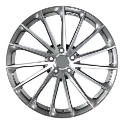 Arceo Berlin 20" 9J ET35 5x112 Titanium Silver Diamond