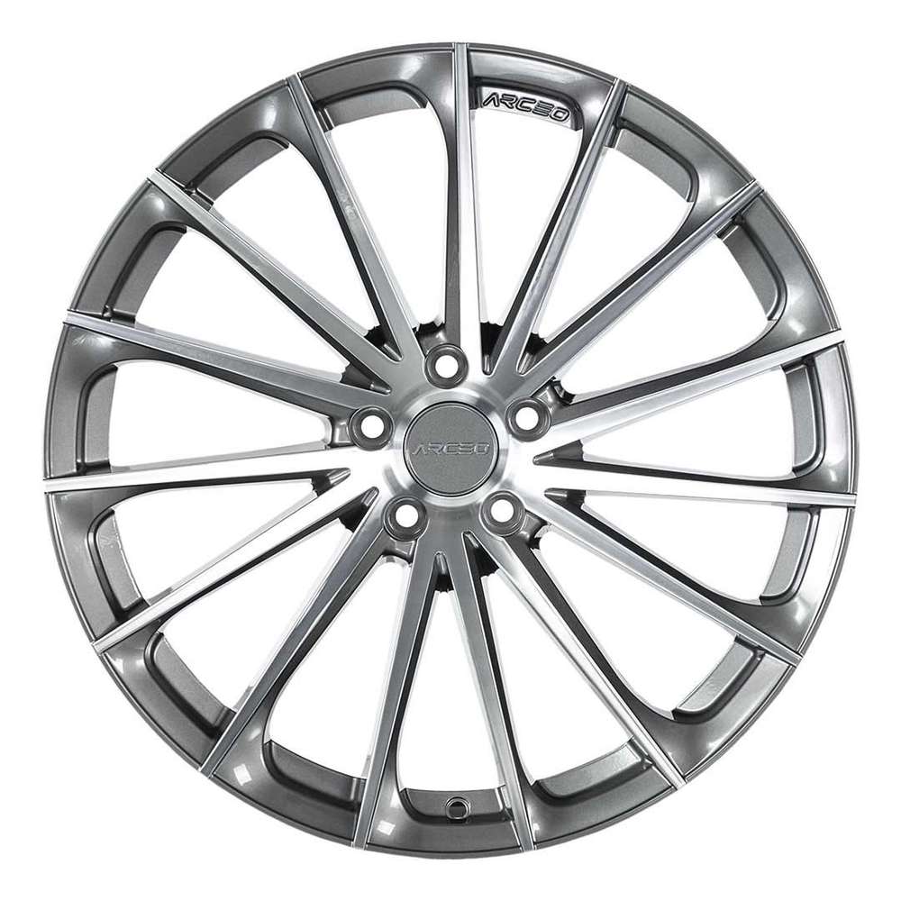 Arceo Berlin 20" 9J ET35 5x112 Titanium Silver Diamond