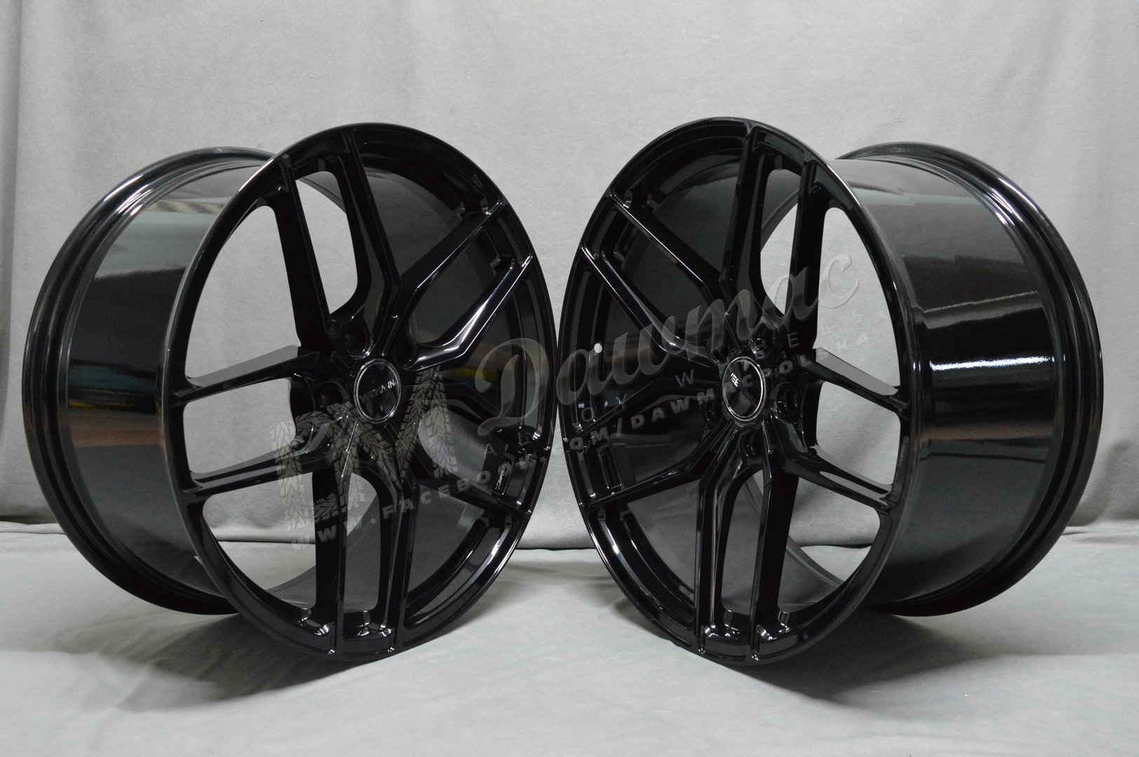 Veemann VC03 20" 9J ET35 + 10J ET45 5x120 Gloss Black - obrazek 3