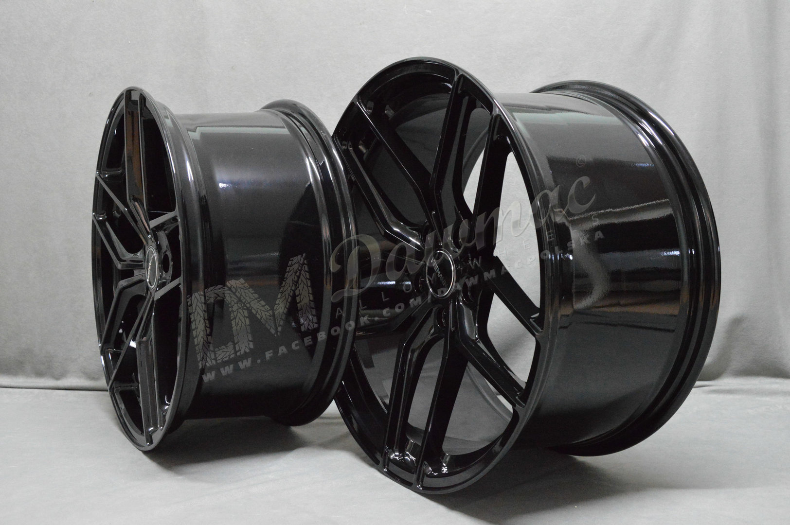 Veemann VC03 20" 9J ET35 + 10J ET45 5x120 Gloss Black - obrazek 4