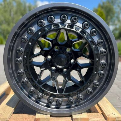 Black Rhino Alpha 20" 10J ET-18 6x139,7 Matte Black w/ Gunmetal Lip