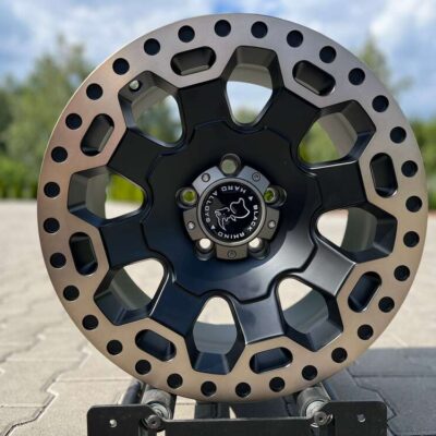 Black Rhino Warlord 17" 9J ET-12 5x127 Matte Black w/ Mach Dark Tint Lip