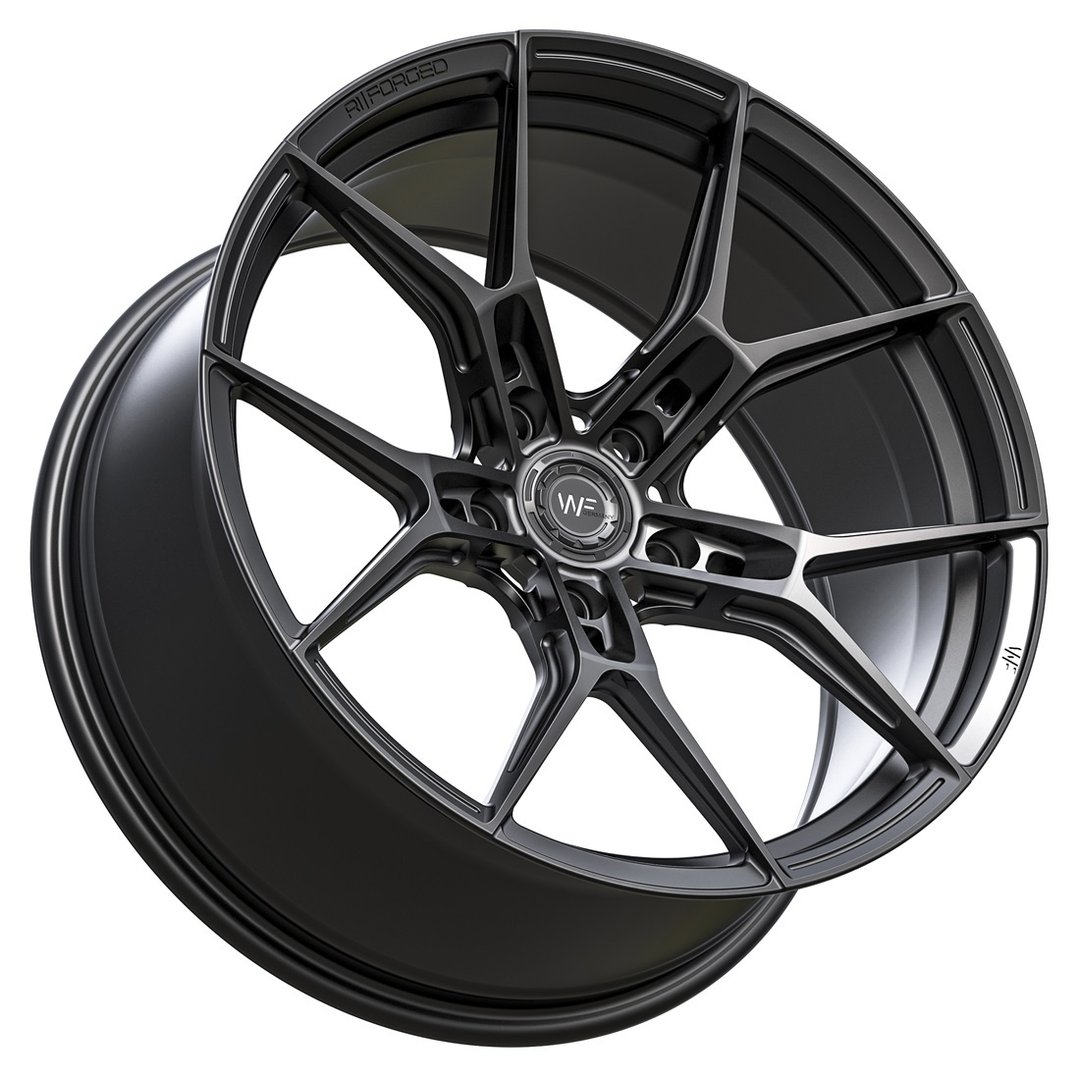Wheelforce Race.One 19" 9J ET21 + 10,5J ET39 5x120 Deep Black - obrazek 3
