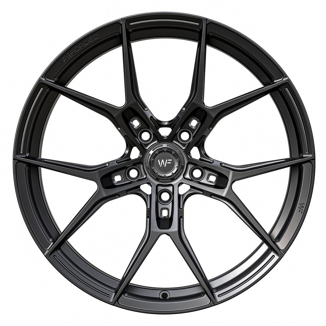 Wheelforce Race.One 19" 9J ET21 + 10,5J ET39 5x120 Deep Black - obrazek 5