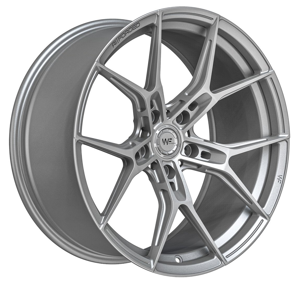 Wheelforce Race.One 19" 9J ET21 + 10,5J ET39 5x120 Frozen Silver - obrazek 2
