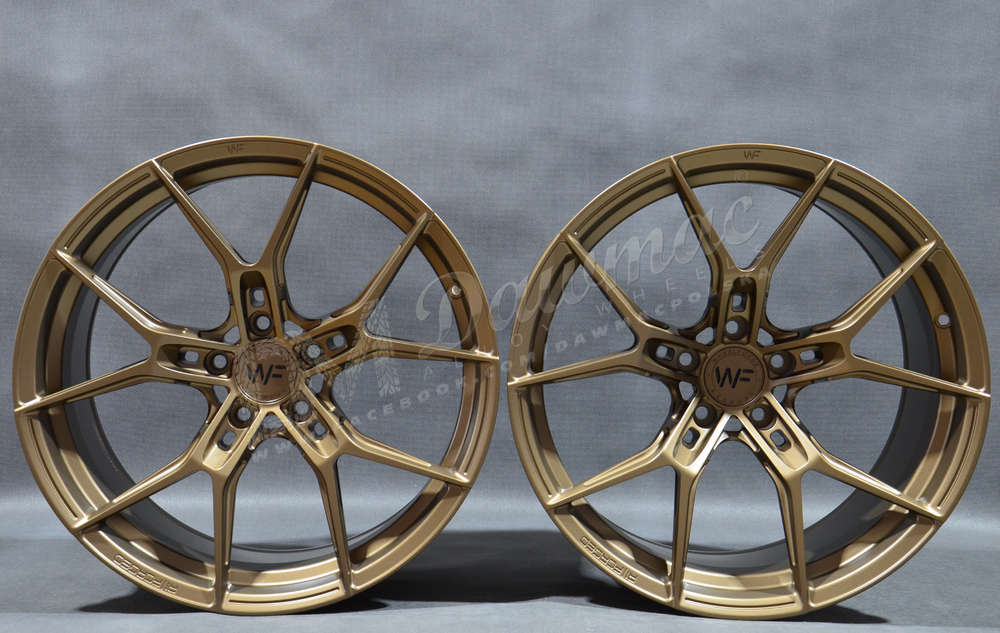 Wheelforce Race.One 19" 9J ET21 + 10,5J ET39 5x120 Satin Bronze