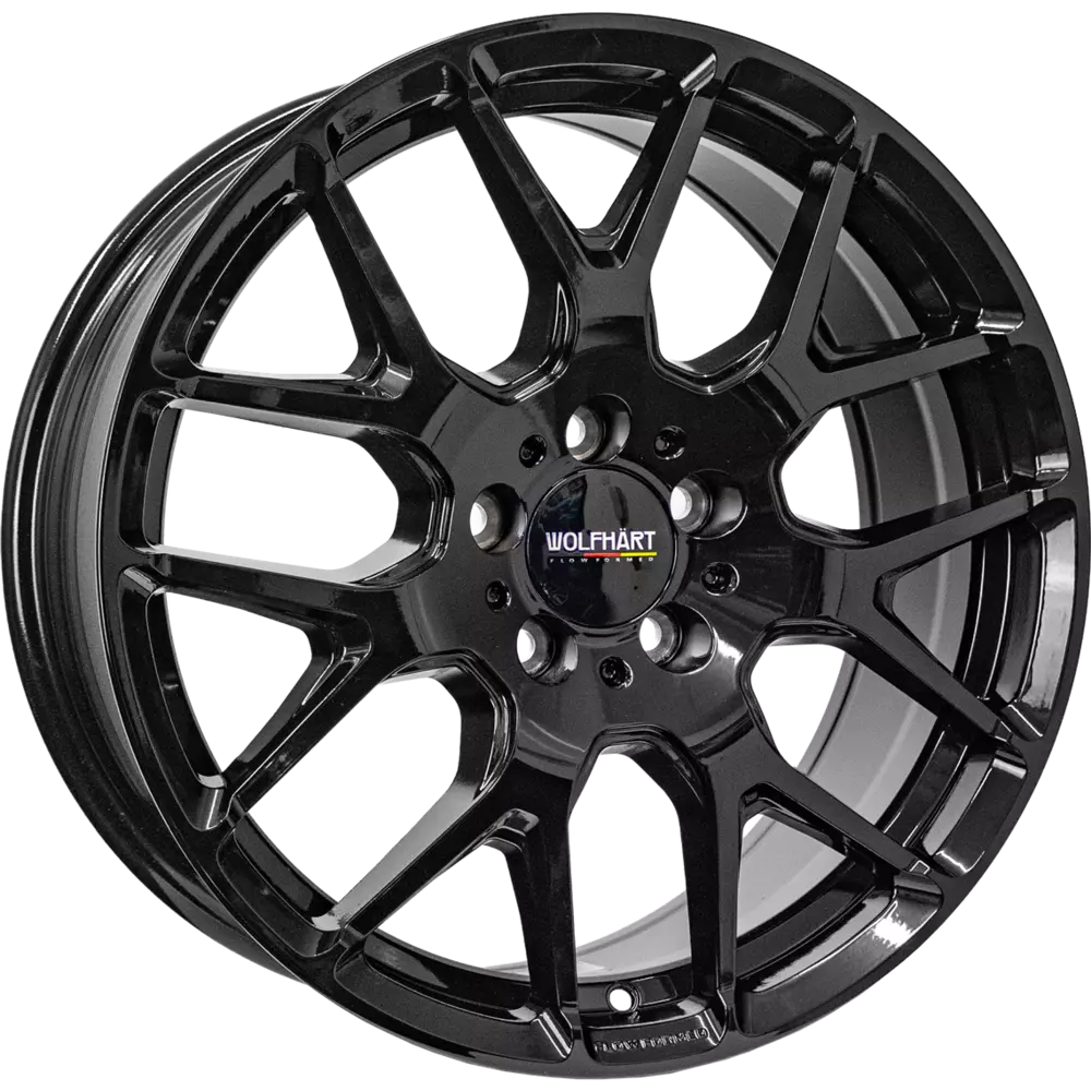 Wolfhart Flowformed Munich 3 18" 8J ET42 6x120 Gloss Black