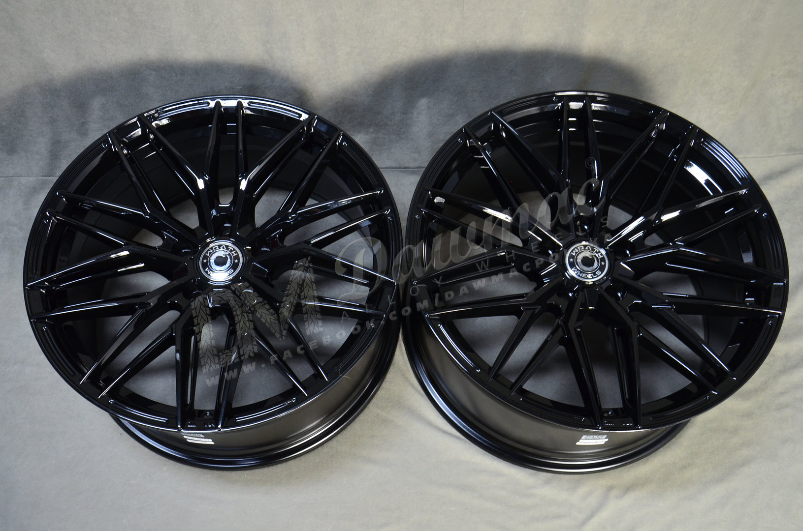 Wrath WF-9 19" 8,5J ET35 + 9,5J ET40 5x120 Black Glossy - obrazek 6