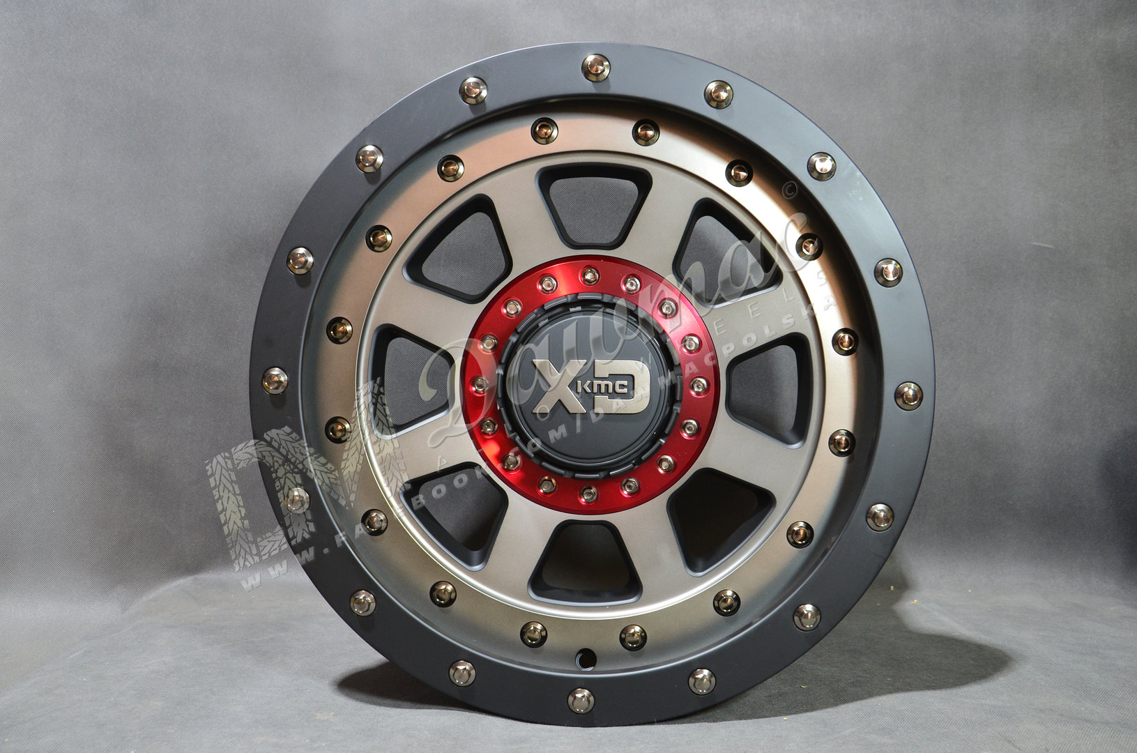 XD Wheels XD137 20" 9J 5x127/5x139,7 Satin Black w/Dark Tint - obrazek 2