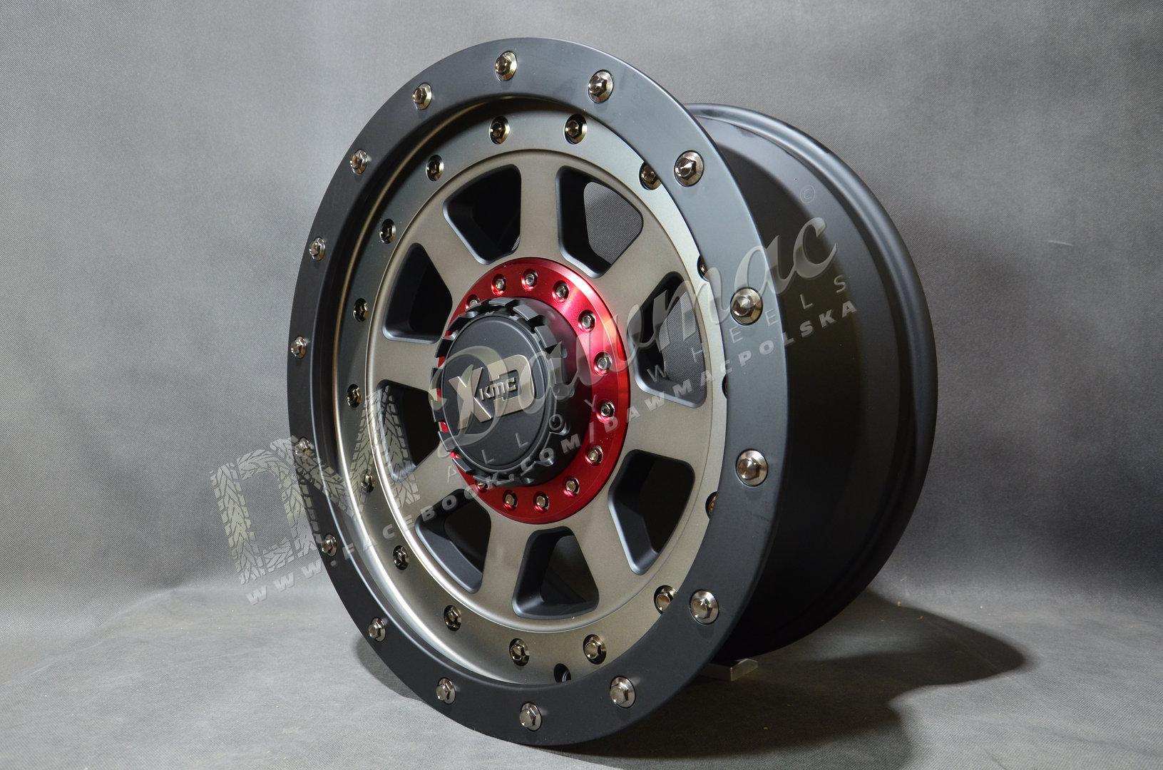 XD Wheels XD137 20" 9J 5x127/5x139,7 Satin Black w/Dark Tint - obrazek 4