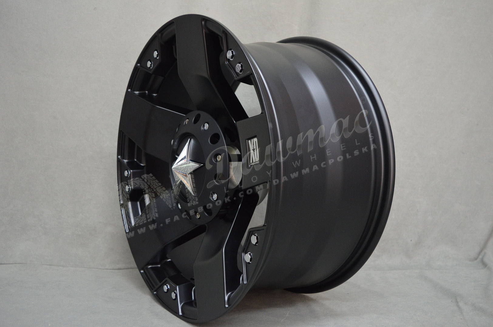 XD Wheels XD775 Rockstar 17" 8J ET35 6x135/6x139,7 Matte Black - obrazek 3