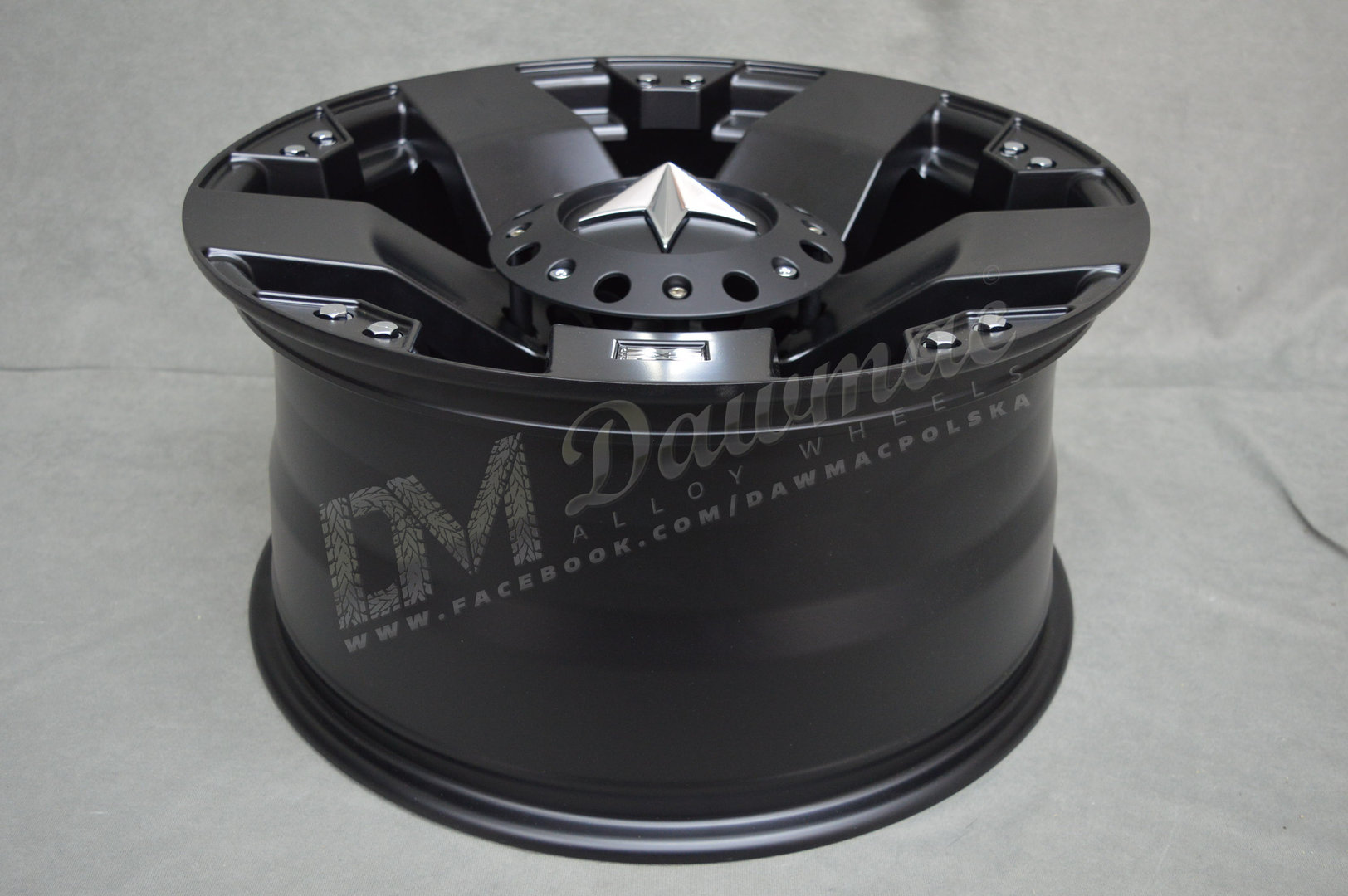 XD Wheels XD775 Rockstar 17" 8J ET35 6x135/6x139,7 Matte Black - obrazek 6