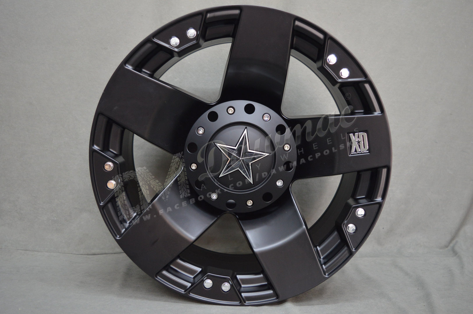 XD Wheels XD775 Rockstar 18" 9J ET0 6x135/6x139,7 Matte Black - obrazek 2