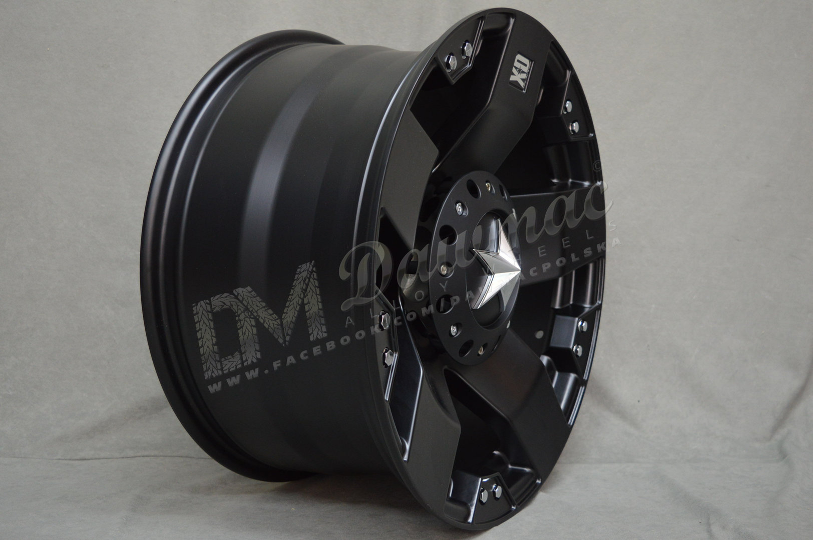 XD Wheels XD775 Rockstar 18" 9J ET0 6x135/6x139,7 Matte Black - obrazek 4
