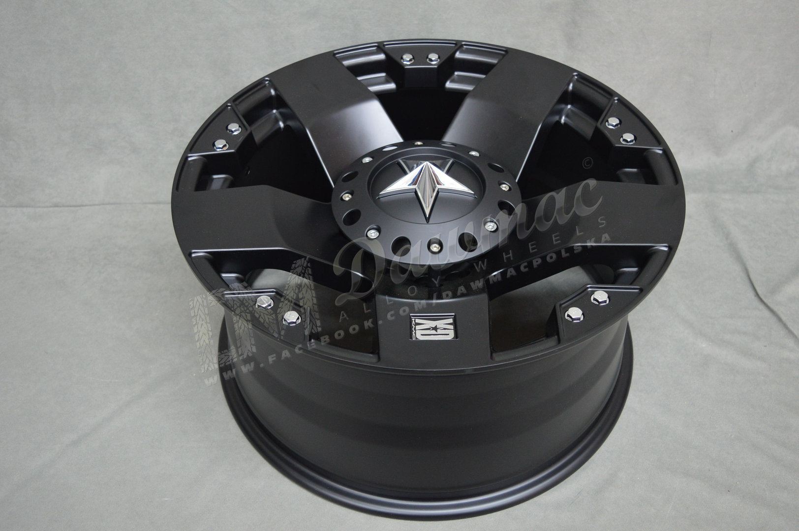 XD Wheels XD775 Rockstar 18" 9J ET0 6x135/6x139,7 Matte Black - obrazek 5