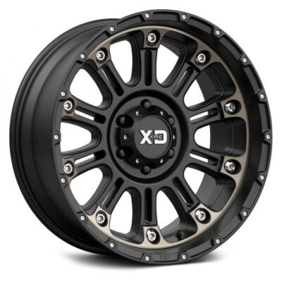 XD Wheels XD829 Hoss II 18" 9J ET0 5x127 Satin Black Machined Dark Tint