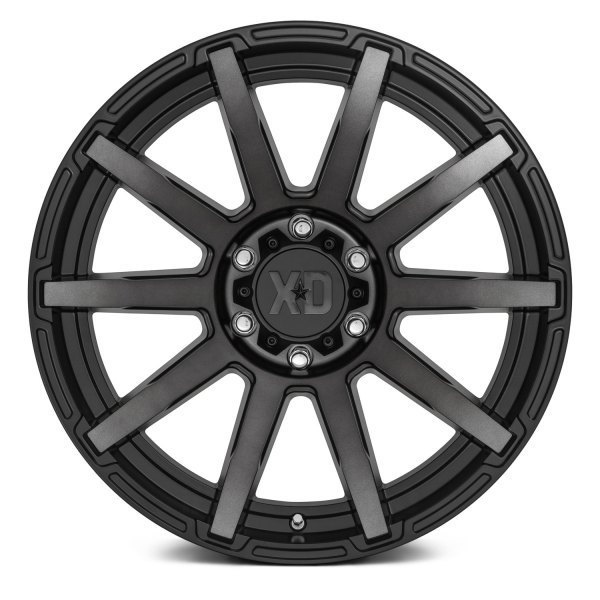XD Wheels XD847 22" 10J ET12 8x170 Satin Black with Gray Tint - obrazek 3