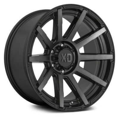 XD Wheels XD847 Outbreak 16" 8J ET10 6x114,3 Satin Black w/ Gray Tint
