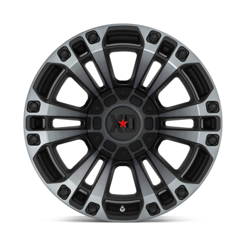XD Wheels XD851 Monster 3 20" 9J ET18 6x135/6x139,7 Satin Black w/Grey Tint - obrazek 5