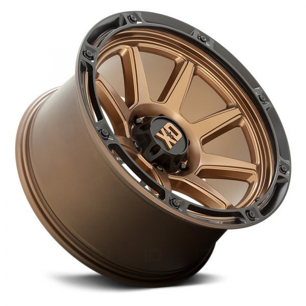 XD Wheels XD863 Titan 20" 10J ET-18 5x127 Matte Bronze with Black Lip - obrazek 4