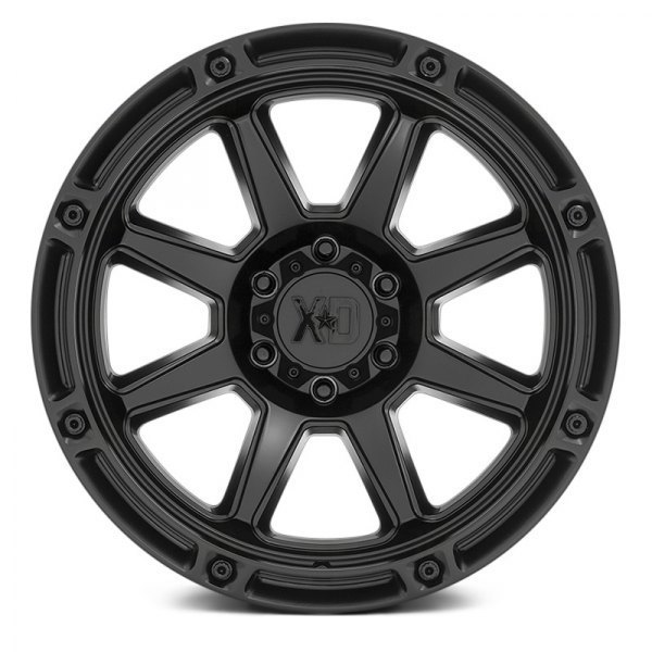 XD Wheels XD863 Titan 20" 9J ET18 5x150 Satin Black - obrazek 3