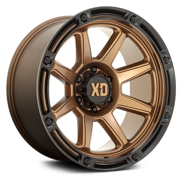 XD Wheels XD863 Titan 20" 9J ET18 6x139,7 Matte Bronze with Black Lip