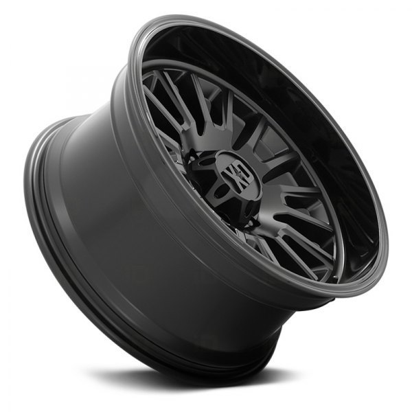 XD Wheels XD864 20" 9J ET18 6x139,7 Satin Black with Gloss Black Lip - obrazek 4