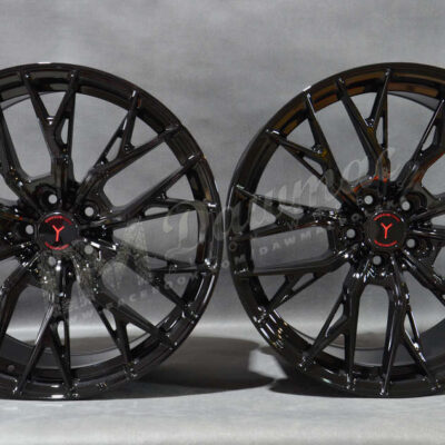 Yanar Wheels DNZ-20 20" 9J ET30 + 10J ET40 5x112 Gloss Black
