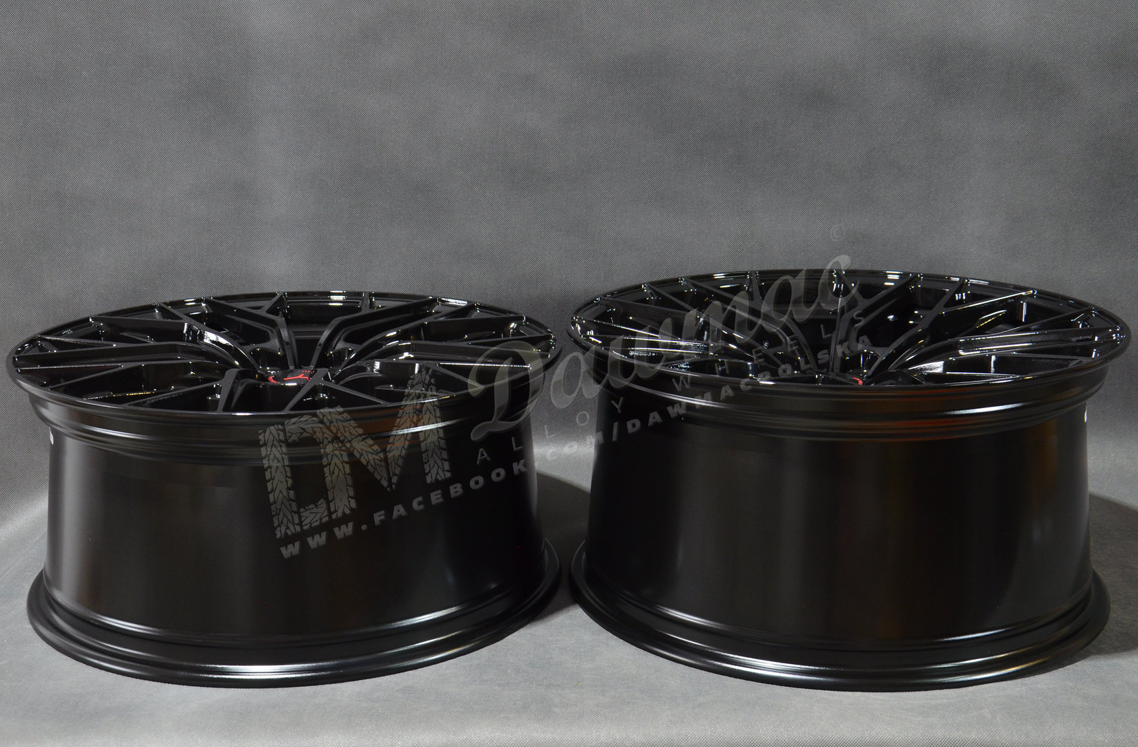 Yanar Wheels DNZ-20 20" 9J ET30 + 10J ET40 5x112 Gloss Black - obrazek 7